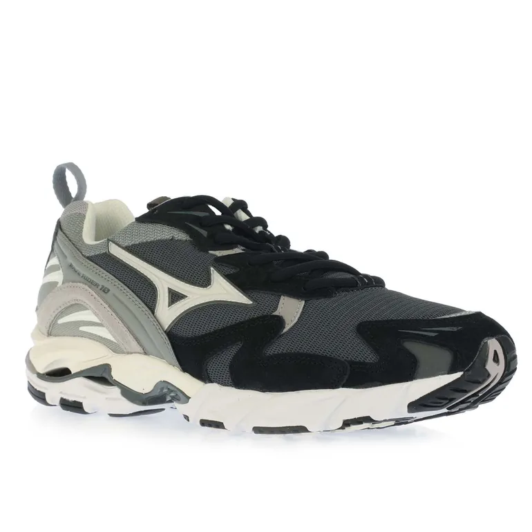Men's Mizuno Wave Rider 10 Premium Trainers in Grey - 1