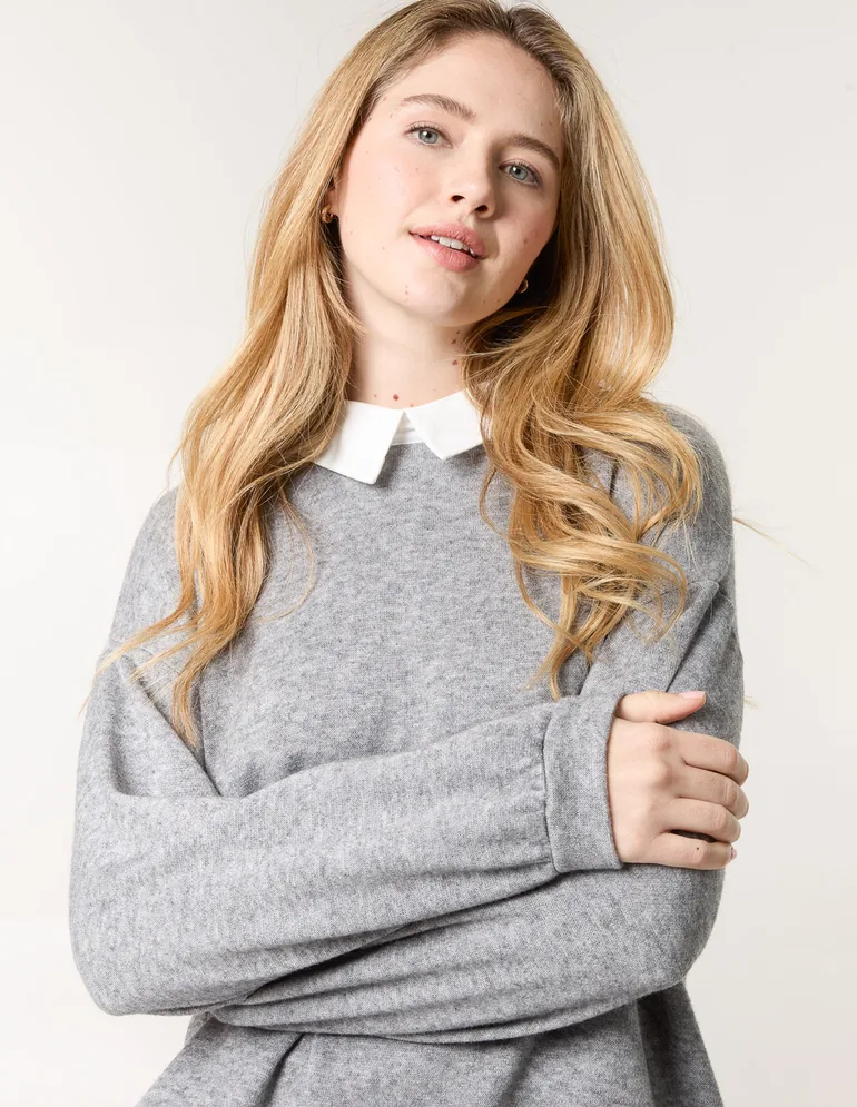 2in1 Cut & Sew Sweater - 3