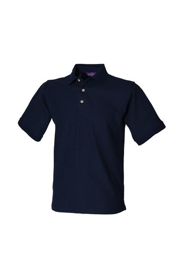 Henbury Mens Ultimate Pique Polo Shirt - Navy