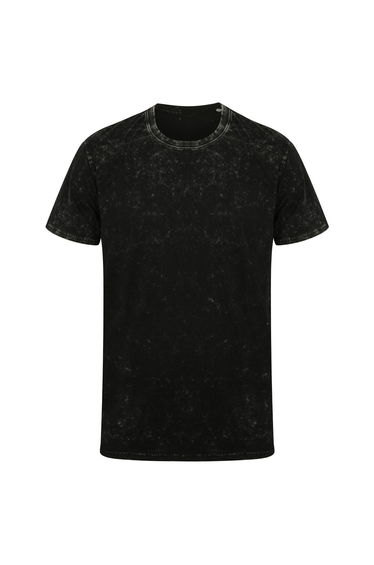 SF Unisex Adults Washed Band T-Shirt - Washed Black