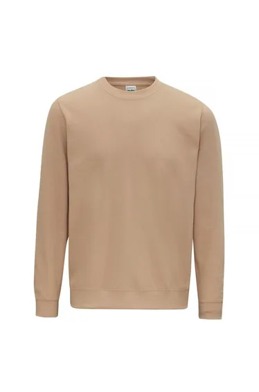 AWDis Just Hoods AWDis Unisex Crew Neck Plain Sweatshirt - Nude