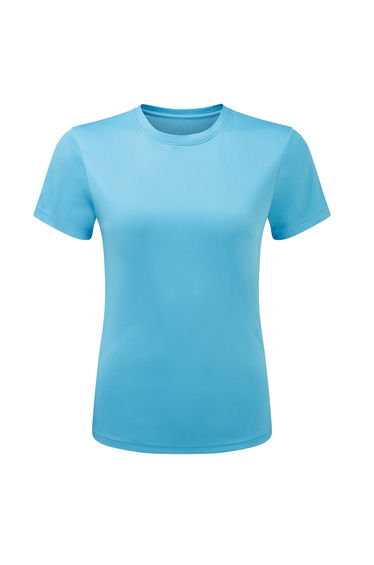 TriDri Womens/Ladies Ion-Charge Textured Recycled T-Shirt - Turquoise