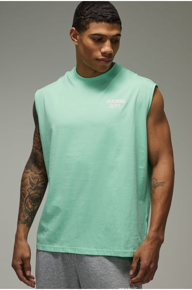 Training Dept Oversized Tank - light green