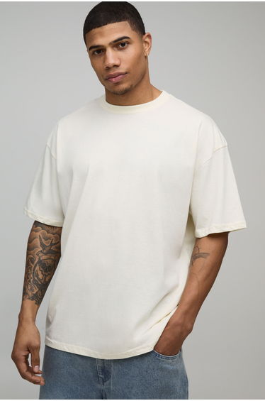Oversized Linkin Park License Printed T-Shirt - ecru