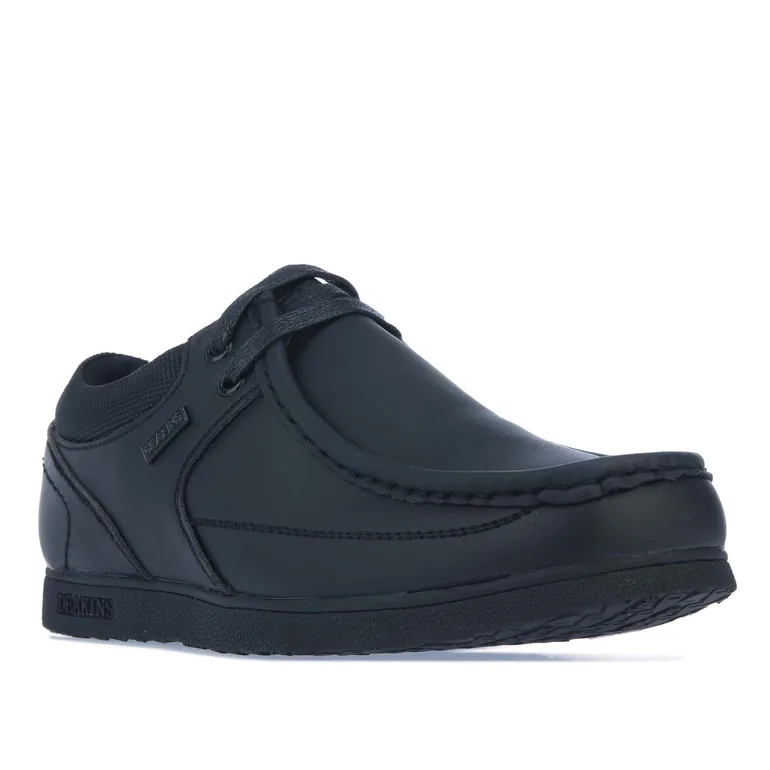 Boy's Deakins Childrens Wasp Back to School Shoe in Black - 1