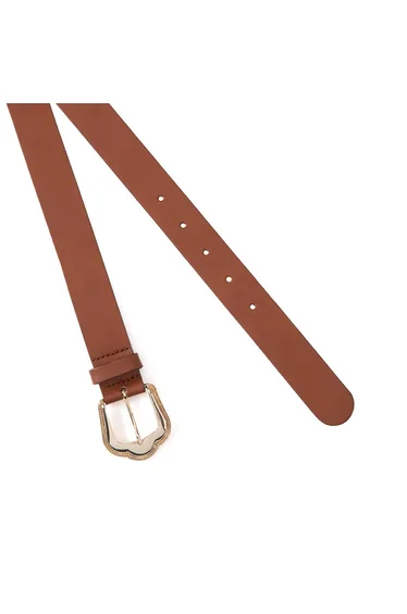 La Redoute Collections Brown Leather Belt