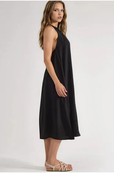 BUSEM Halter Neck Midi Dress