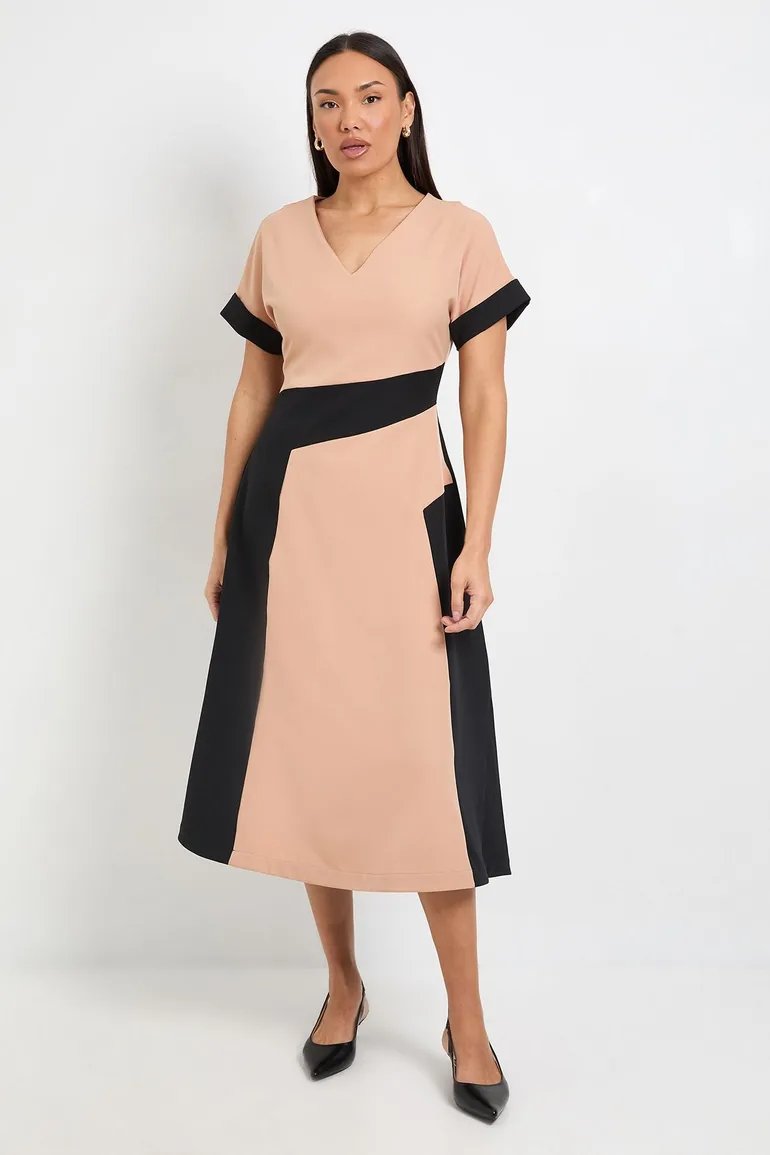 فستان برينسيبلز باي دبنهامز متعدد الالوان ميداكسي على شكل حرف A