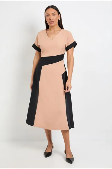 فستان برينسيبلز باي دبنهامز متعدد الالوان ميداكسي على شكل حرف A