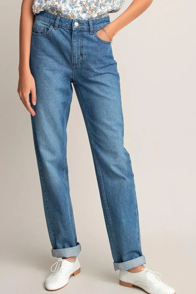 Regular Fit Straight Jeans, Length 30''