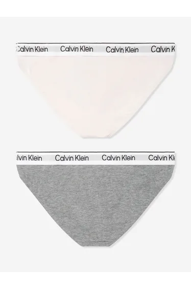 Calvin Klein Girls 2 Pack Bikini Knickers Set in Multicolour