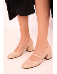 Ten Patent Leather Women's Classic Heeled Shoes - 1