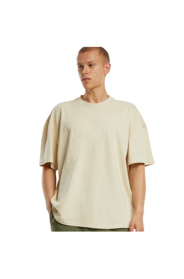 New Morning Studios Mens Jersey Cotton Oversized T-Shirt - Sand