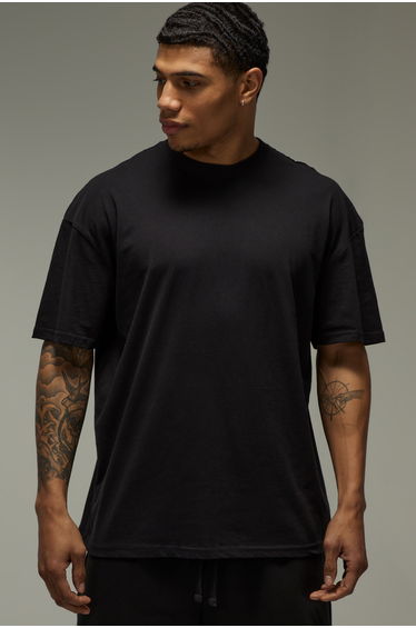 One More Rep Statue Oversized T-Shirt - black