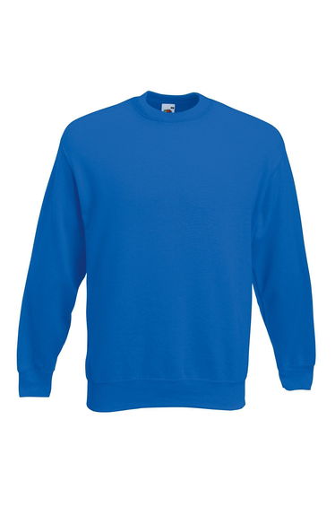 Fruit of the Loom Mens Classic 80/20 Set-in Sweatshirt - Royal Blue