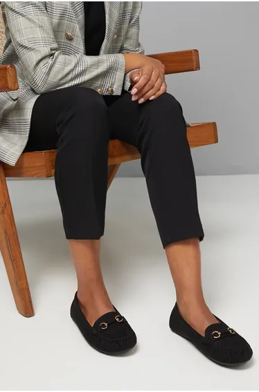 Good For The Sole: Cranberry Wide fit Buckle Detail Riding Boots