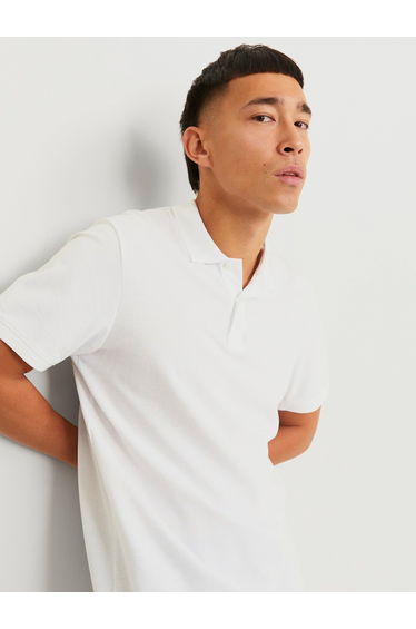 JJEBasic Regular Fit Polo with Button Placket
