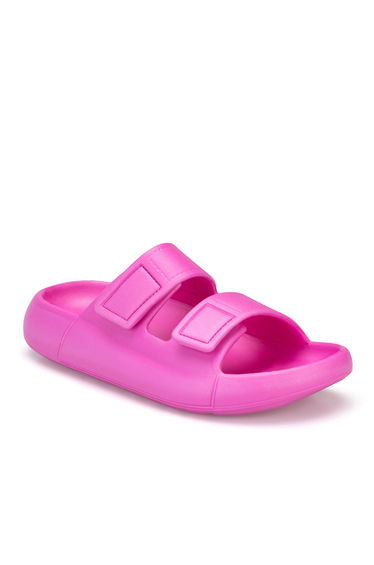 Ds Monapi.Mercan Fuchsia Orthopedic Eva Women's Velcro Slipper Sandals