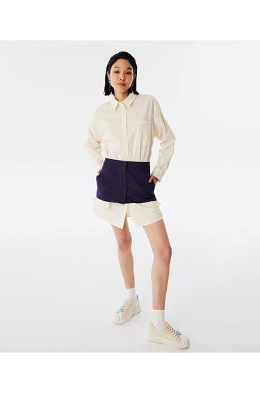 Double-piece look dress