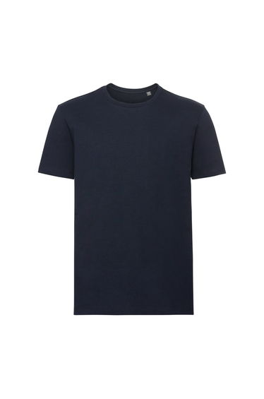Russell Mens Authentic Pure Organic T-Shirt - French Navy