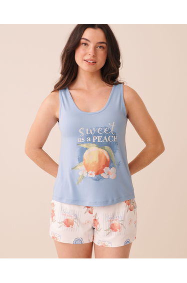 Peach Print Super Soft Cami
