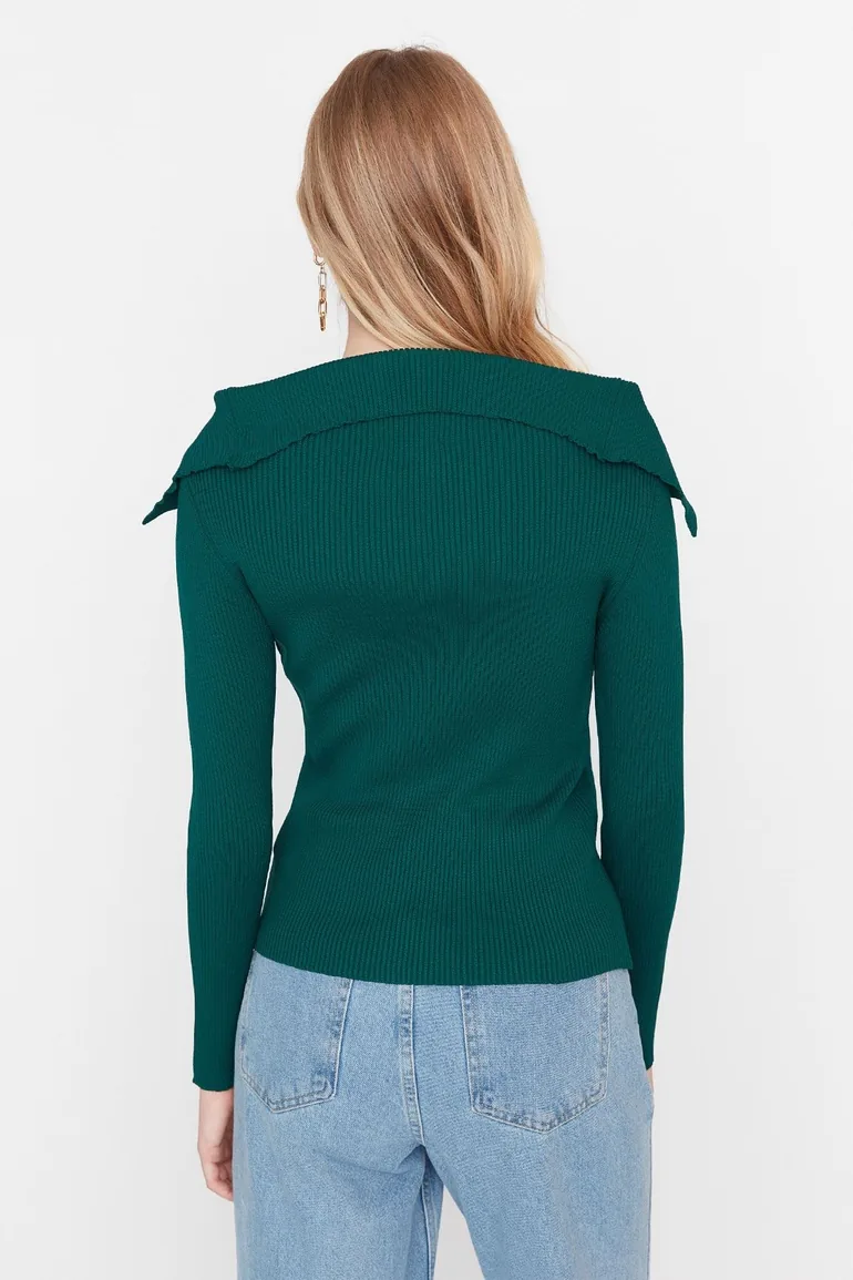 Sweater - Green - Regular fit - 4