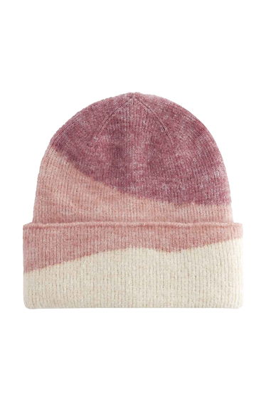 Beechfield Womens/Ladies Wave Soft Beanie - Rose/Peach/Vanilla