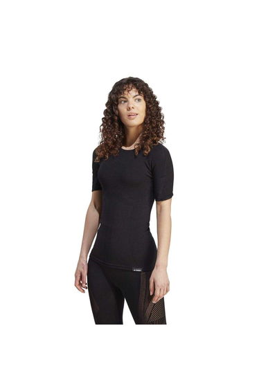 Adidas Womens/Ladies Terrex Merino Wool Sport T-Shirt - Black