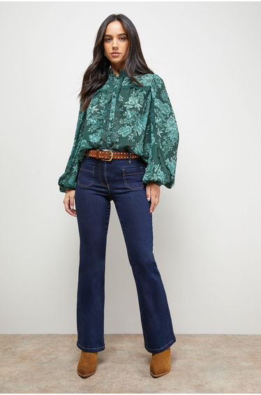 Lace Trim Blouse