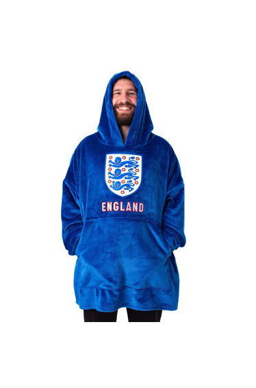 England FA Mens Logo Blanket Hoodie - Blue