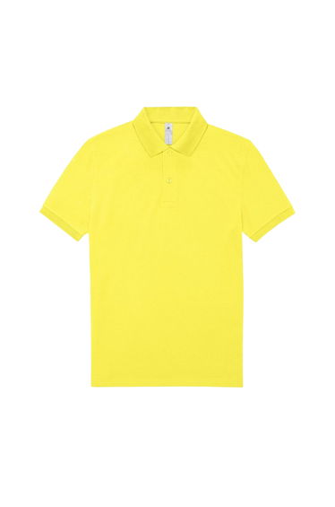 B&C Mens Polo Shirt - Solar Yellow