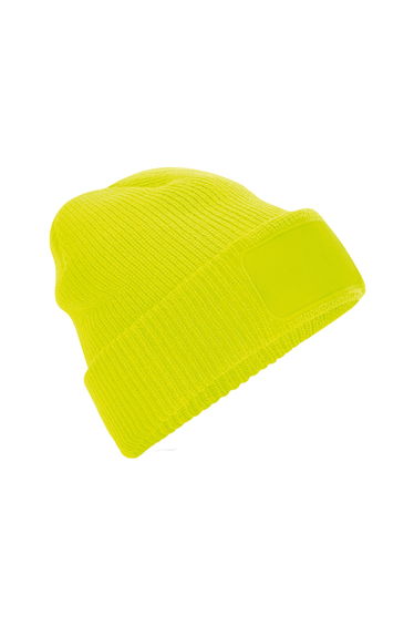 Beechfield Adults Thinsulate Printers Beanie - Fluorescent Yellow