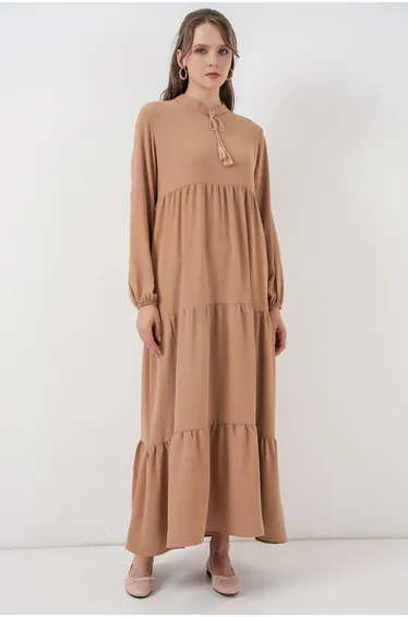 BDART Maxi Viscose Dress with Bow