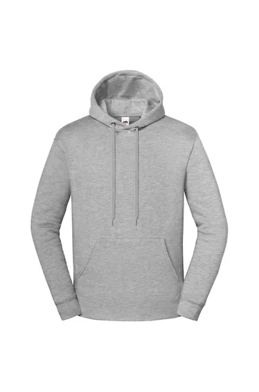 Fruit of the Loom Unisex Adult Iconic Premium Hoodie - Athletic Heather