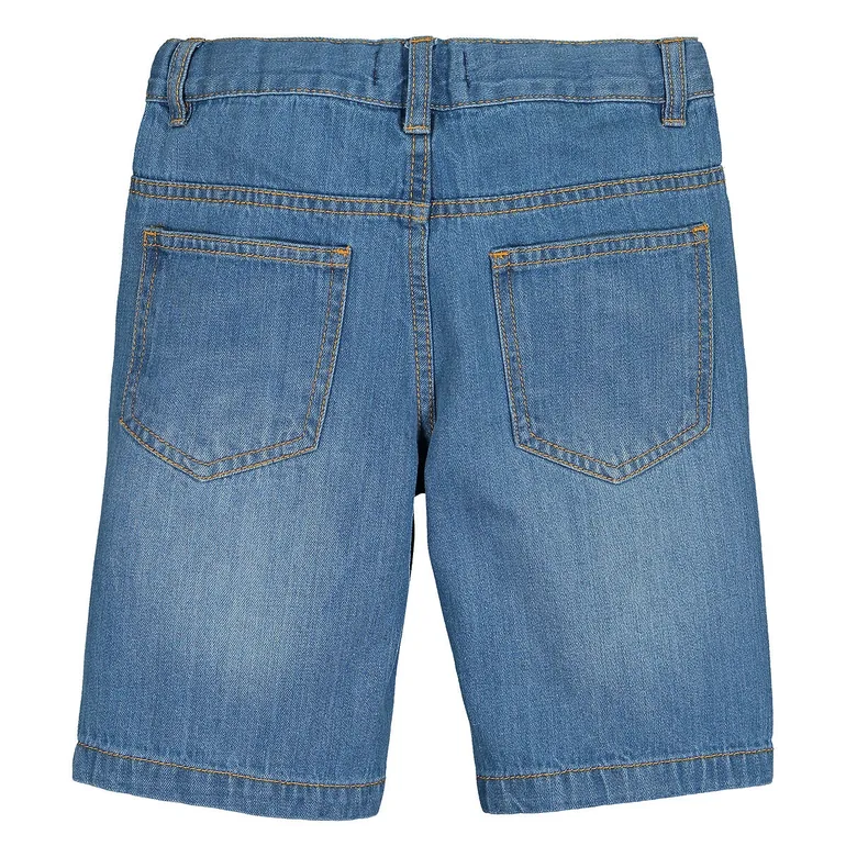 Denim Bermuda Shorts - 1