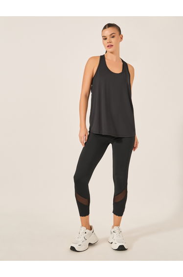 Textured Racerback Tank Top