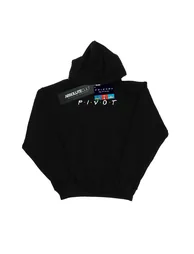 Friends Womens/Ladies Pivot Logo Hoodie - Black - 1