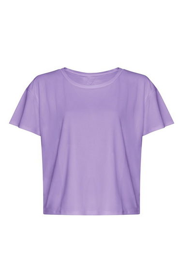 Awdis Womens/Ladies Open Back T-Shirt - Digital Lavender