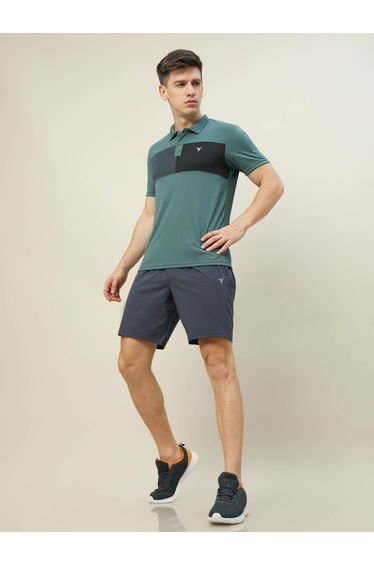 Solid 2-Way Stretch Shorts