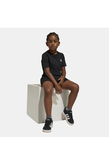 Boy's adidas Originals Juniors Shorts & T-Shirt Set in Black