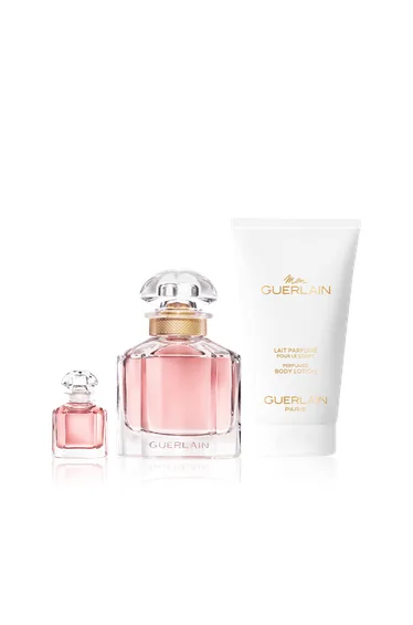 مجموعة هدايا جيرلان مون (عطر مركز 50 مل + عطر مركز 5 مل + لوشن للجسم 75 مل)