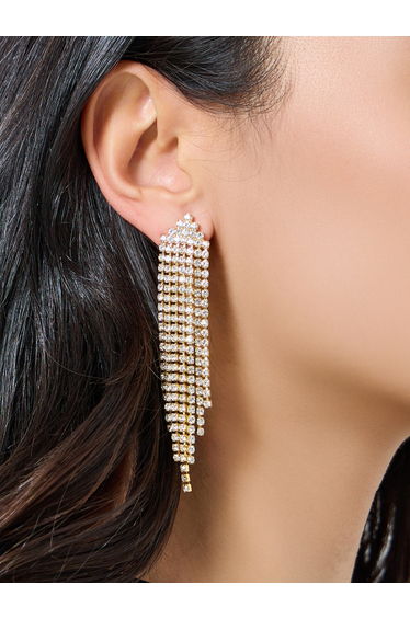 Embellished Tassle Earrings