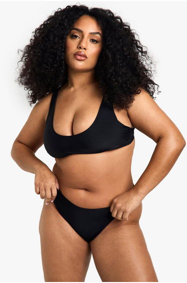 Plus Swimwear Essentials V Front Tummy Control Brief
