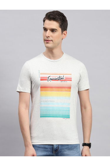 Men Regular Fit Short Sleeves Printed T-Shirt