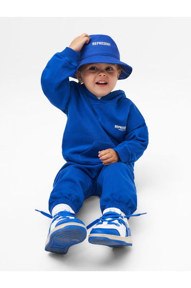 REPRESENT Kids Mini Owners Club Hoodie in Blue