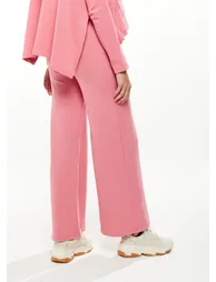 Women's Wide Leg Tracksuit in Pink . - 4