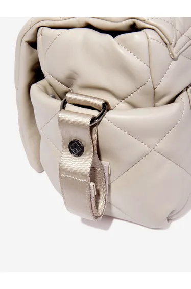 Baby Nova Compact Quilted Changing Bag in Ivory