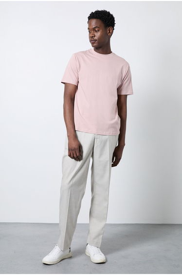 Pink Crew Neck T-Shirt