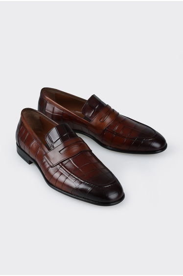 Tan Leather Men's Loafer