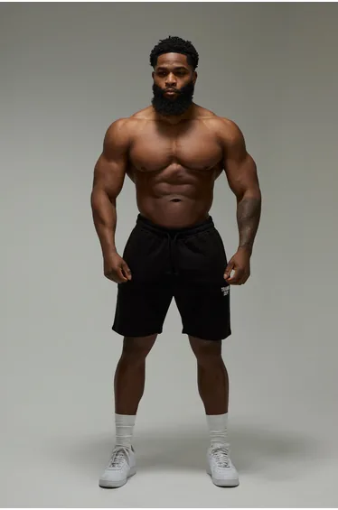 Training Dept 7inch Loose Fit Loopback Short - black